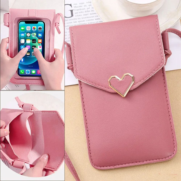 Mobil Taske Touch Screen Telefon Tasker ROSA pink