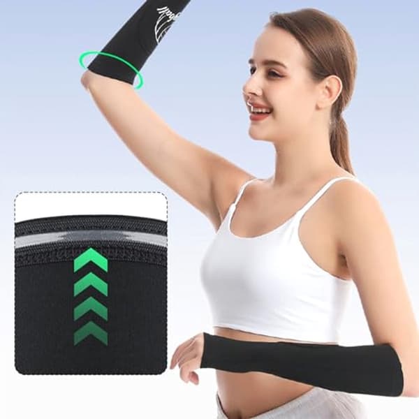 Volleyball Arm Guards for Kids - Forearm Compression Sleeves and Arm Warmers - High Quality - Practical Design_yu