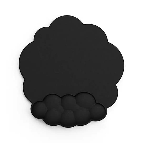 Sky Håndledsstøtte Musemåtte Memory Foam + Gummibase Skridsikker Silikone Håndledssmerter Lindring til Gaming Musemåtte Farvet
