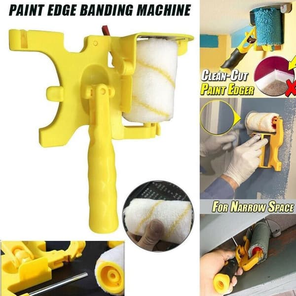 Clean Cut Paint Edger Roller High Toughness Wall Edging Brush for Interior Corner Walls With Box With Box