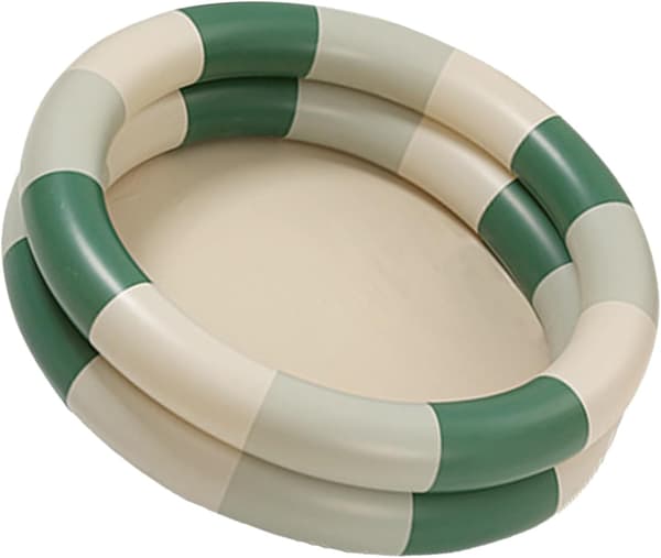 Børn udendørs oppustelig pool, oppustelig soppebassin til have og gård (120 cm) Grøn Green