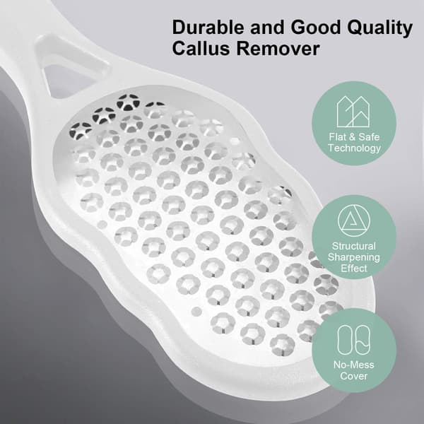 (White) 1 pc foot file, foot file, professional foot file - Pe