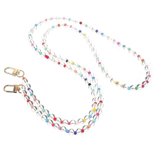 Beaded Phone Charms Beaded Phone Chain Lightweight Phone Lanyard Wrist Strap