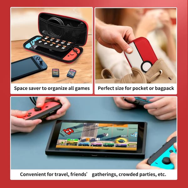 Futteral til Switch & Switch OLED | Beskyttende hardt etui for oppbevaring