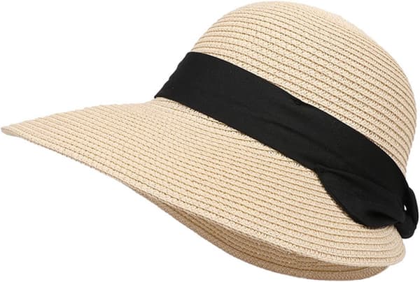Schlappe strandhattar för kvinnor | vikbar Schlapphut ljusbrun丨ljusbrun - Hellbraun丨hellbraun