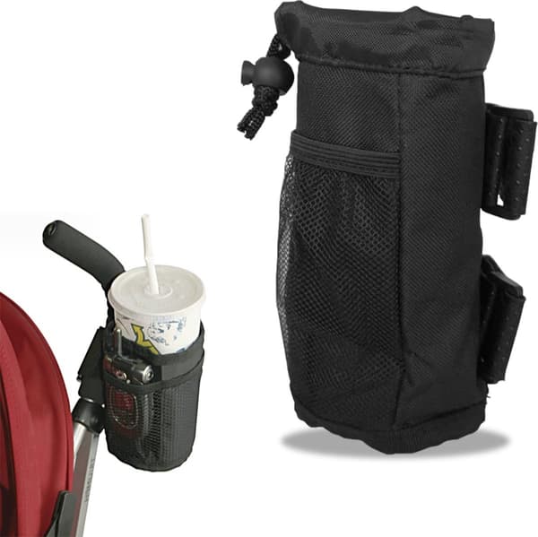 Universal Cup Holder with Velcro, Adjustable for Bicycles, Motorcycles, Wheelchairs