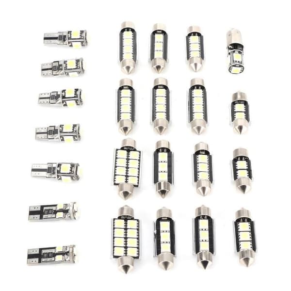 23 stk Bil LED-pærer Auto LED-pærer Bilpærer 50000 timer HB049