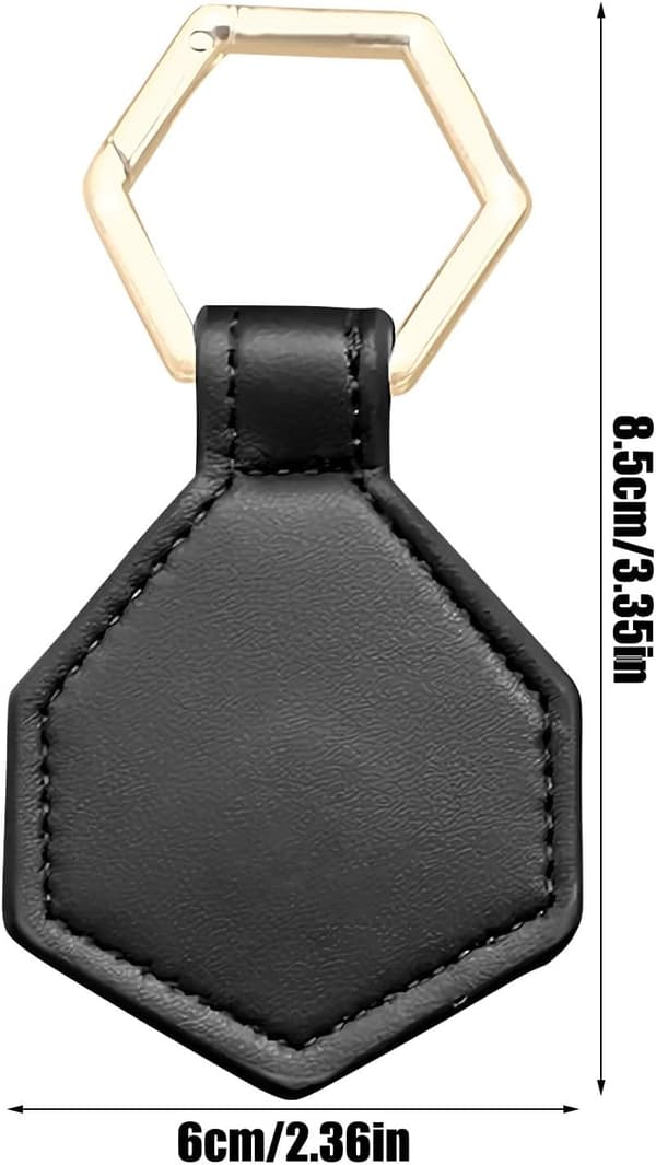 Hat-holder-clip Baseball-kasket-organizer opbevaringskroge af PU-læder sort - Schwarz