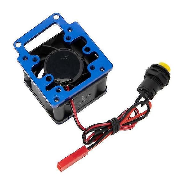Metal Køleventilator Motor Køleplade 8v - 12v Til 1/8 Traxxas Sledge Rc Bil Opgraderingsdele Tilbehør