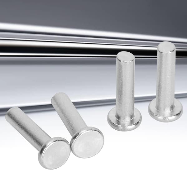 20 stk GB867 M6 aluminiumsnagler med flatt hode, solid nagle med flatt hode (M6 * 25)