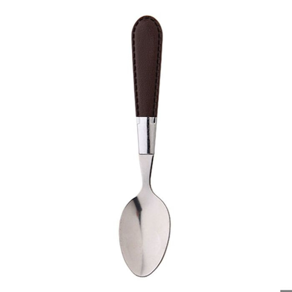 Bestik - San Ignacio - Brun - Rustfrit stål - 24 dele - Elegant og sofistikeret kastanj