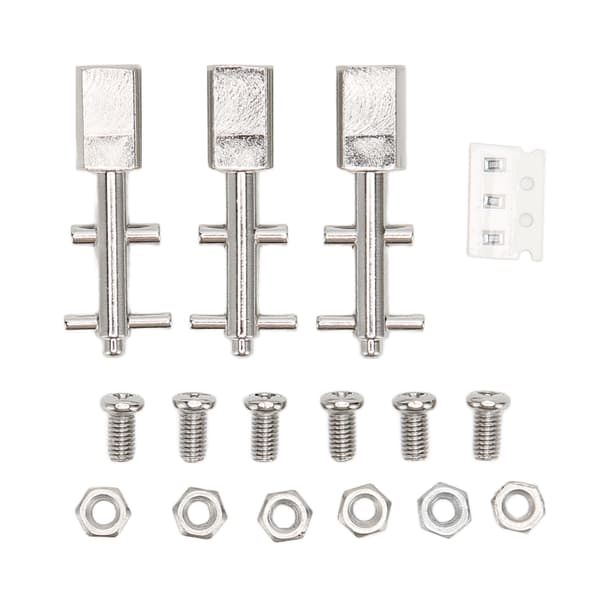 3 pcs rocker switch matte chrome plating heavy duty rocker switch with button for REVOX B77 B710 for STUDER A710 PR99