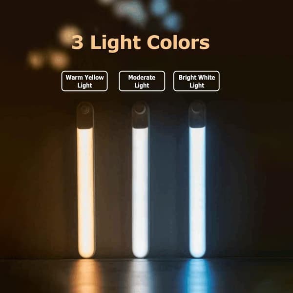 Veggleselampe, baderomsforfengelighetslampe, USB-oppladbar skrivebordslampe