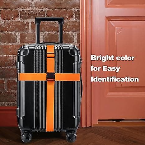 Bagageband Resväskeband 4-pack (Orange)