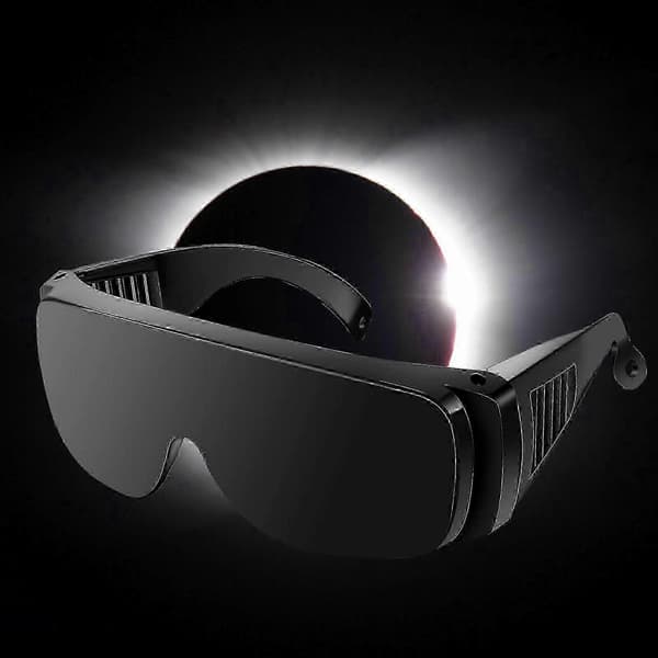 Premium Eclipse-glasögon, AAS-godkända solglasögon 2024, HD-film, Skarp solbild