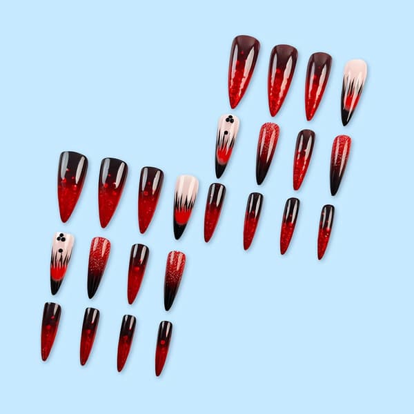 False Toenails French Tip Short Square Press-on Pedicure Summer Pink White 24 Pcs 21 21
