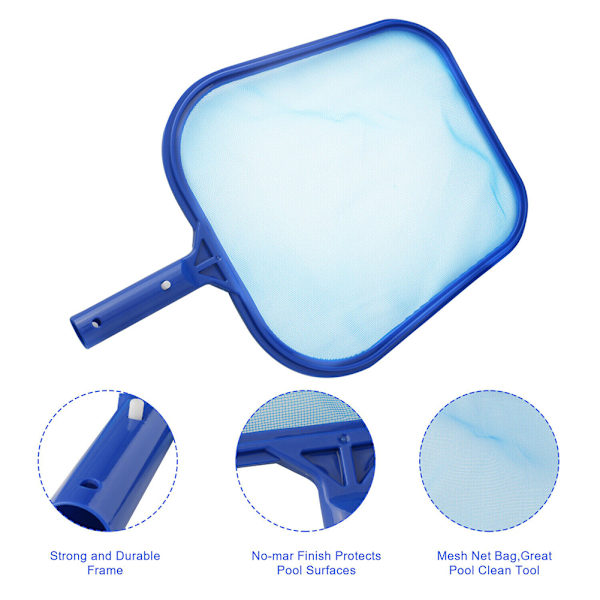 Pool Leaf Skimmer Rake Net Hot Tub Spa Cleaning Leaf Mesh Tool Pond
