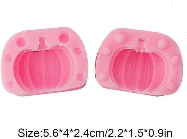 Halloween silikonform, gresskar silikonform, non-stick gjenbrukbar bakeform