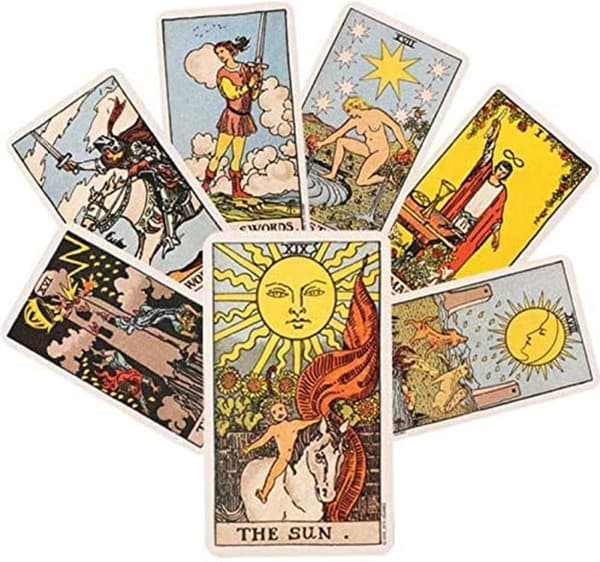 78 kpl Vintage Smith-Waite Rider Centennial Tarot