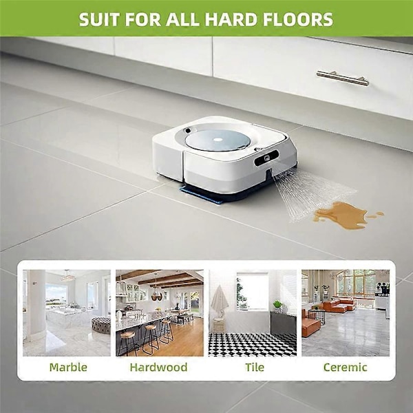 10-pak moppepuder til iRobot Braava Jet M6 Ultimate Robotmoppe