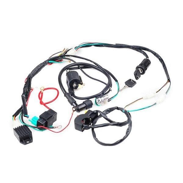 Ledningsnet CDI Tændspole Kit til 50cc 70cc 90cc 110cc ATV Elektrisk Quad Firehjulet, Komplet Køretøj