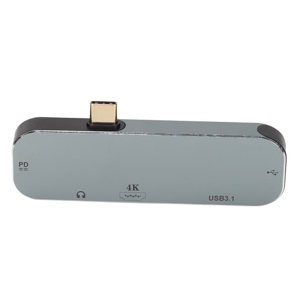 USB C HUB Type C til USB3.1 4K High Definition Multimedia Interface 480 Mbps 100W Strømopladning 5 i 1 USB C-adapter