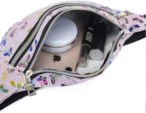Vandtæt læder bumbag til piger, pink Pink