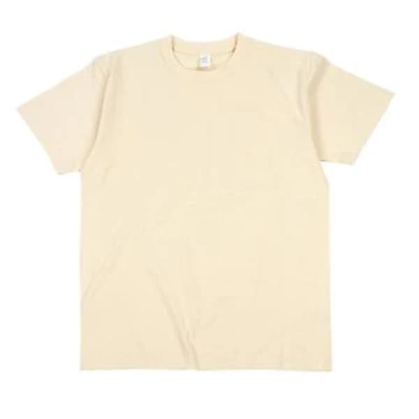 (XS) T-skjorte i ren bomull, passer både menn og kvinner (XL Beige)