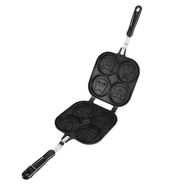 Double-sided Lovely Cartoon Animal Pattern Breakfast Non-stick Frying Pan Cookware