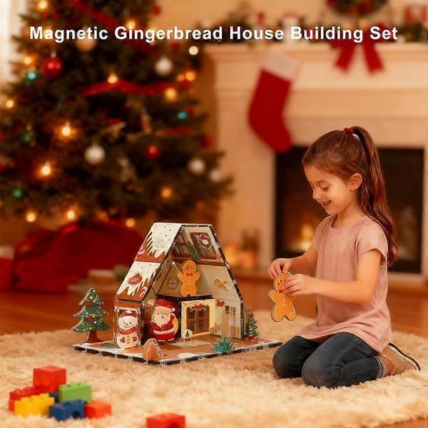 Magnetic Gingerbread House Building Kit (FMY)