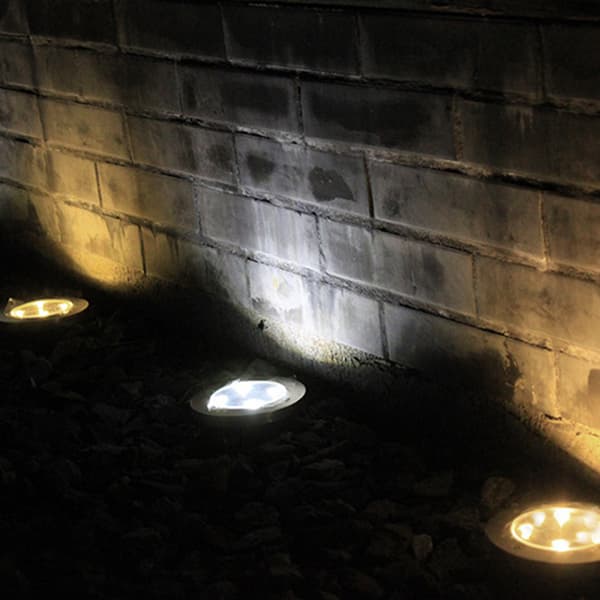 Waterproof LED Solar Underground Lamp Outdoor Landscape Lighting for Gardens Sidewalks