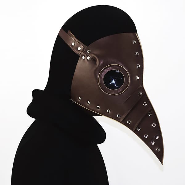 Tohtorimaski - Pitkänokkainen Steampunk Halloween -asu Rekvisiittamaski