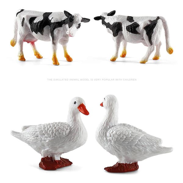 Educational Toy Farm Animals Develop Counting and Matching Skills Age 3+