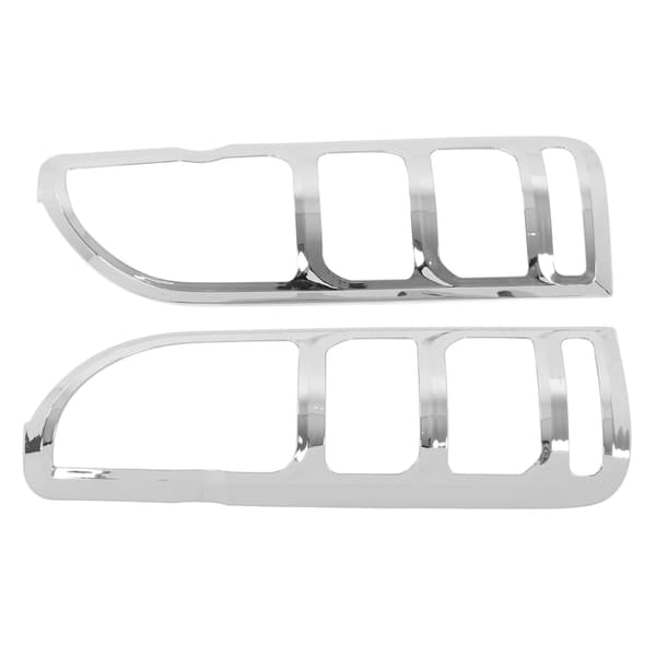 2pcs Tail Light Cover ABS Chrome Glossy Stylish Tail Lamp Frame Replacement for HIACE H200 2005-2014