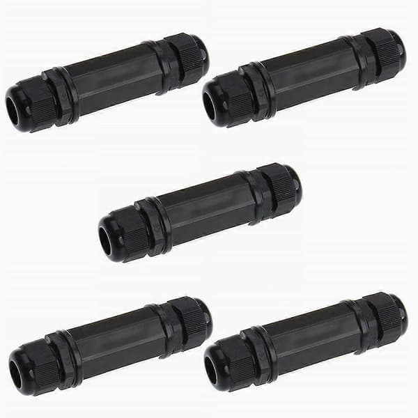5pcs M22z Shielded Rj45 Waterproof Cat5/5e/6 8p8c Connector Ip67 Ethernet Lan Cable Connector Double