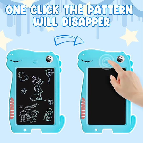10 Inch LCD Writing Tablet for Kids Drawing Board with Pen One-Click