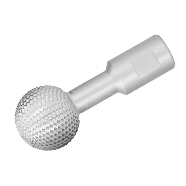 Spherical Wood Carving Cutter Durable 10mm Woodworking Rotary File for 100 Angle Grinder Silver