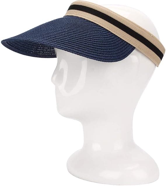 Women's Large Brim Beach Straw Golf Sun Hat Summer Cap
