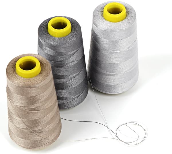 Sytråd Polyester Spoler 5 Farver 3000 Yard Spoler Overlock Kegle til Symaskine(B)