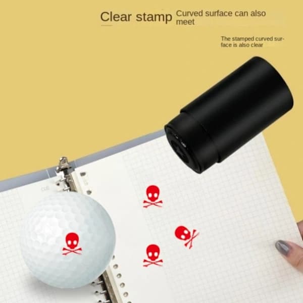 Golfballmarkør Golfballstempel metallforsegling