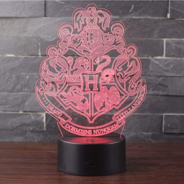 3D Optisk Illusionslampe 7 Farveændringer Touch Switch Art Deco N