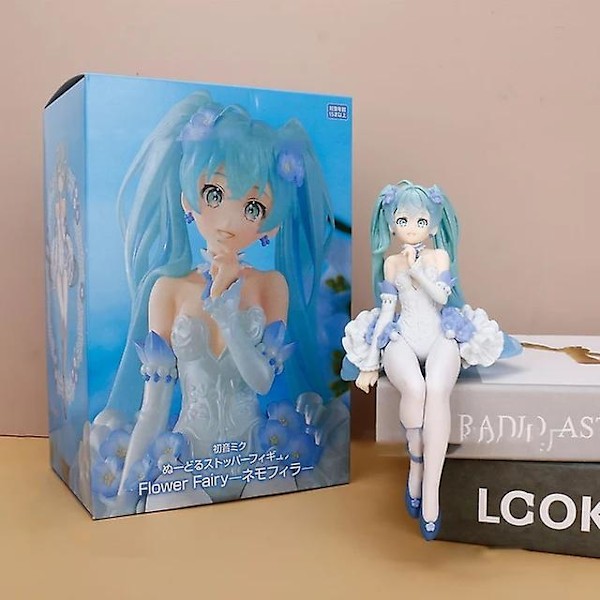 14cm virtuaalinen idolilaulaja Hatsune Miku Anime-hahmo Kaksiulotteinen kaunis tyttö Toimintahahmot Kawaii Noodle Stopper Mallilelu MIKU B no box