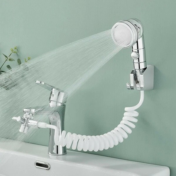 Hånddusjsett med 3 spraymoduser for vask på badet