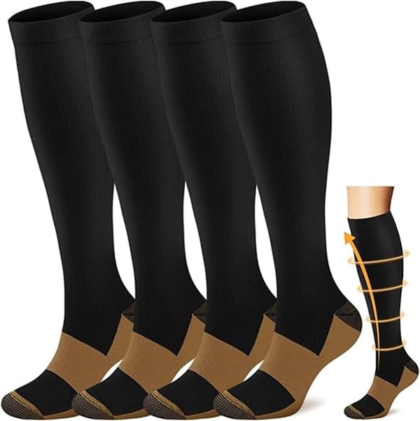 Compression Socks for Men and Women - Running Socks - Support Socks - Compression Stockings - Best Support for Nurses, Running, Cycling