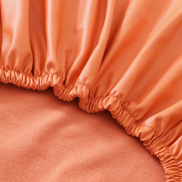 Vanntett PU-skinn kontorstoldeksel (vinrød) Stretch comp
