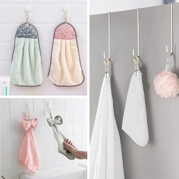 4 kpl pyyhepidikkeitä pyyhkeenpidike