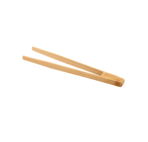 Naturlige bambus brødtænger - 24,5 cm - tynde grene, lette at gribe
