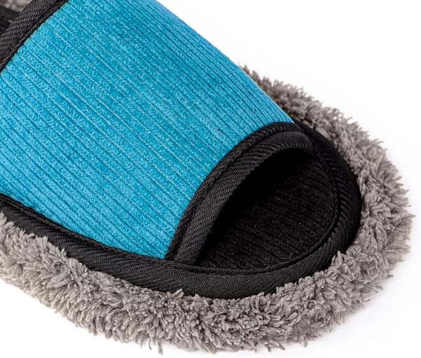Moppitossut unisex-lattiatossut miesten ja naisten tossut raidalliset liukumattomat moppitossut puhdistustossut