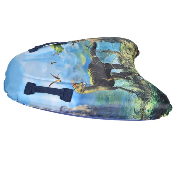 Portable Inflatable Floating Board Swimming Pool Beach Bodyboard for Kids Adults Dinosaur Pattern