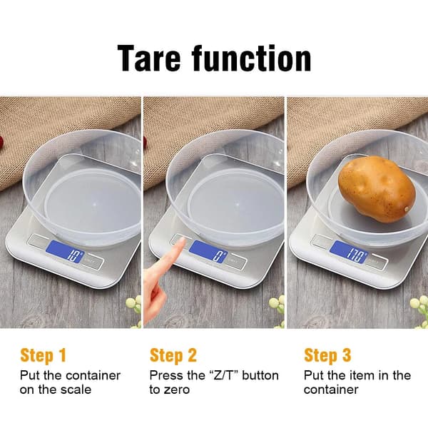 Digital Kitchen Scale | Electronic LCD Balance Scale | Food Scale | Postal Scale